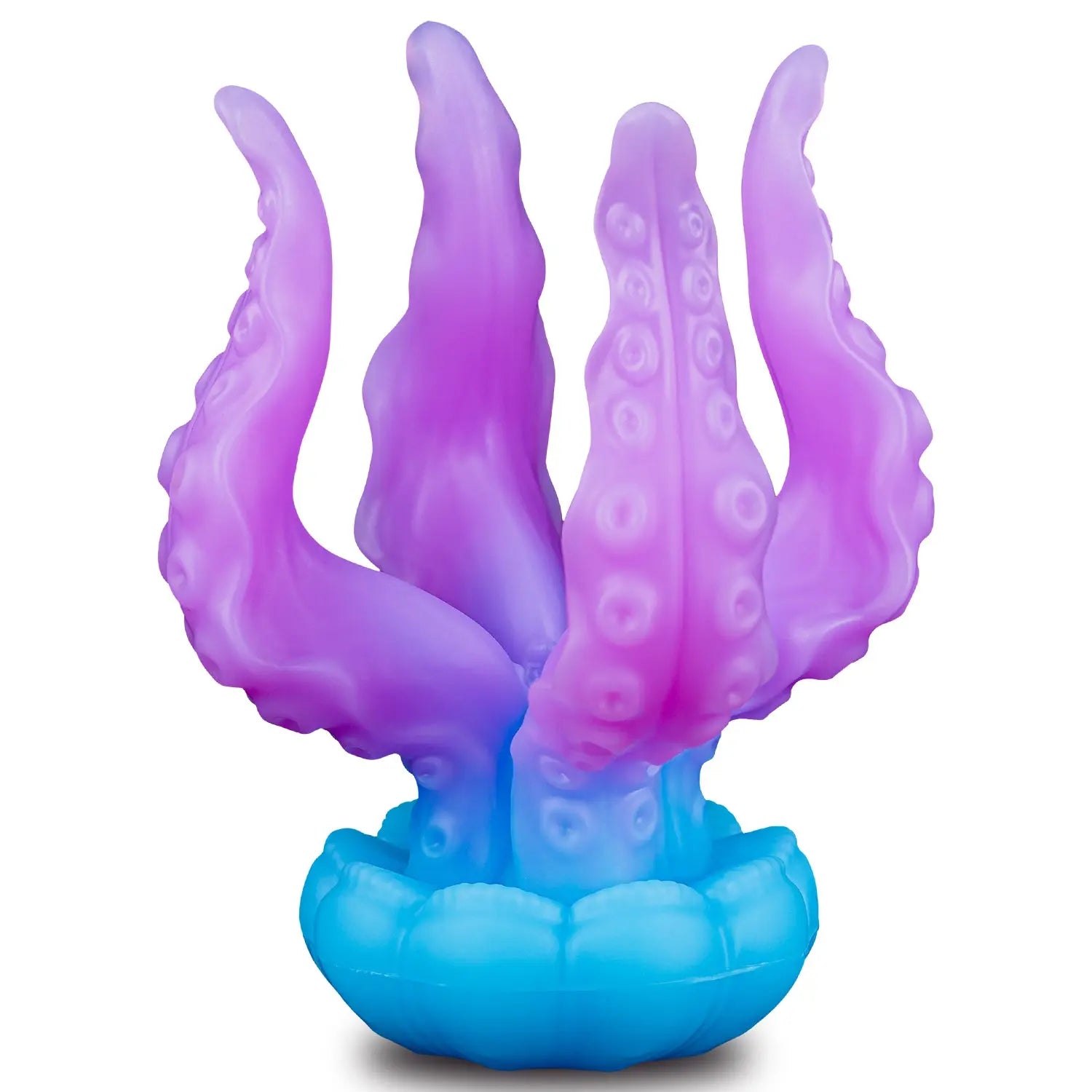 4_9 Realistic Jellyfish Shaped Silicone Dildo Large Size (7.87 inch) Tentacle Pleasure - 图片 1