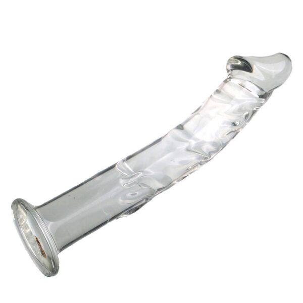 8 Inch TPE Clear Dildo with Suction Cup
