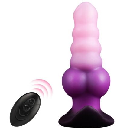 Aural Bliss Vibrating Plug – Dual Tone Purple Edition