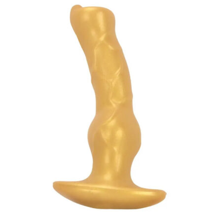 Curved Realistic Silicone Dildo with Wide Suction Cup Base – S/M/L Sizes