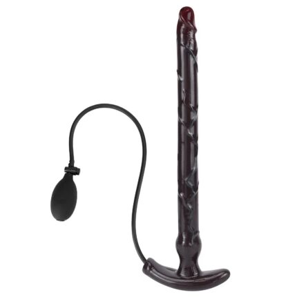Extra Long Inflatable Silicone Dildo with Air Pump (S, L)