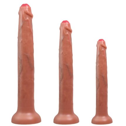 Extra Long Realistic Silicone Dildo with Suction Base