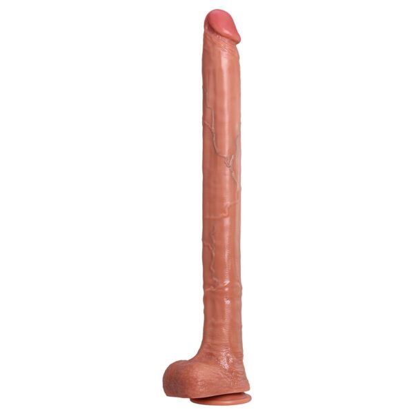 Extra-Long Realistic Snake Silicone Dildo with Strong Suction Base