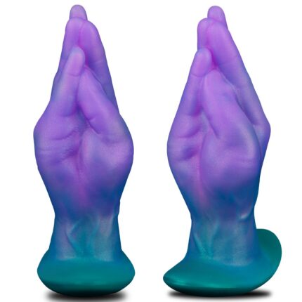 Fantasy Textured Silicone Dildo with Tapered Tip