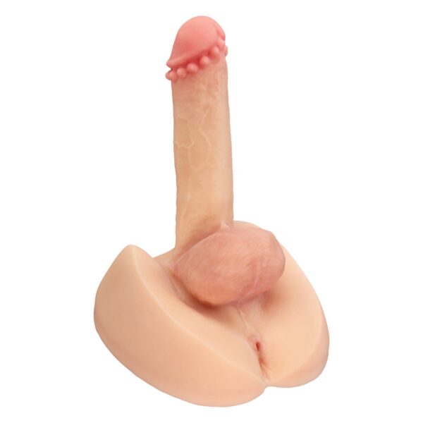 Flexible Realistic Dildo with Thick Base