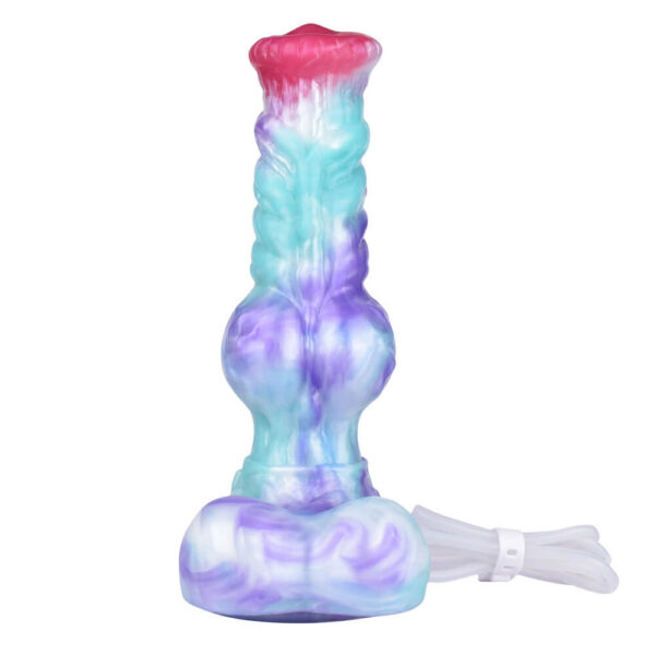 Frostfang 10 Inch Squirting Wolf Dildo with Knot