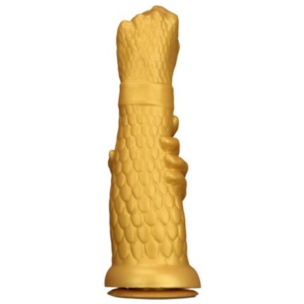 Golden Dragon Claw Fantasy Dildo – 13" Giant Silicone Fantasy Toy with Suction Base