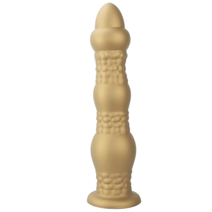 Heavy Textured Beaded Dildo with Suction Cup