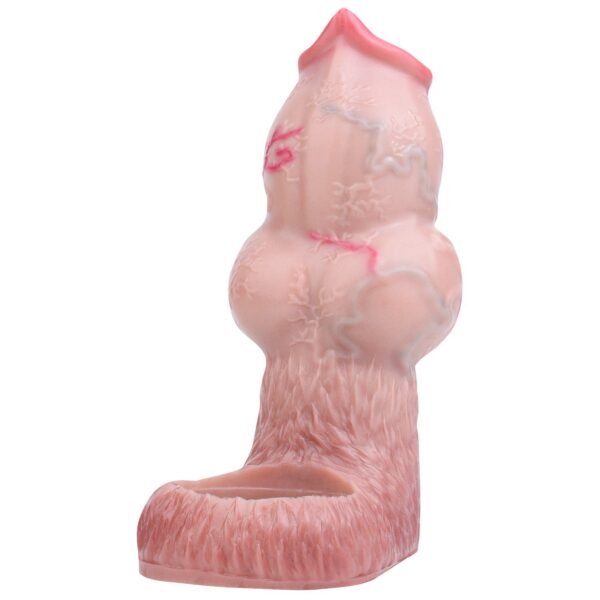 Horse Form Realistic Silicone Penis Sleeve（Closed-End）
