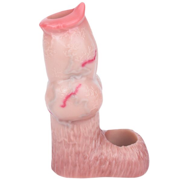 Horse Form Realistic Silicone Penis Sleeve（Open-End）