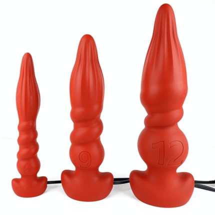 Inflatable Silicone Dildo Expandable Up to 120mm Width-Ultra Long Design