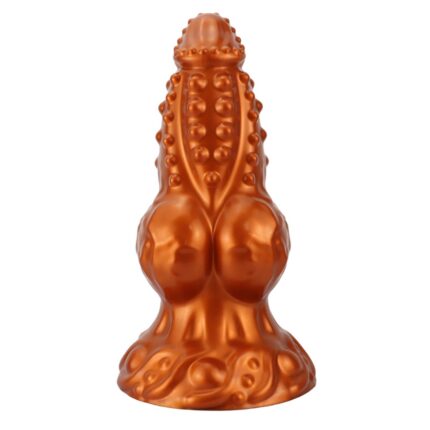 Premium Silicone Butt Plug with Textured Warts & Suction Base