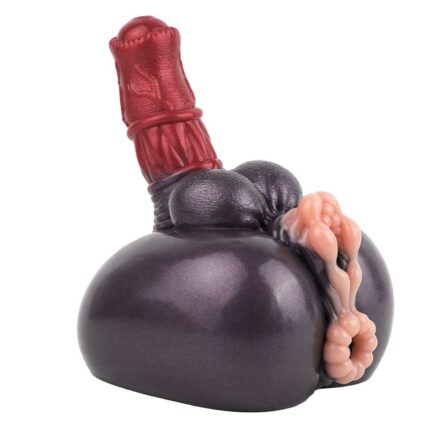 Realistic Dildo with Masturbation Cup