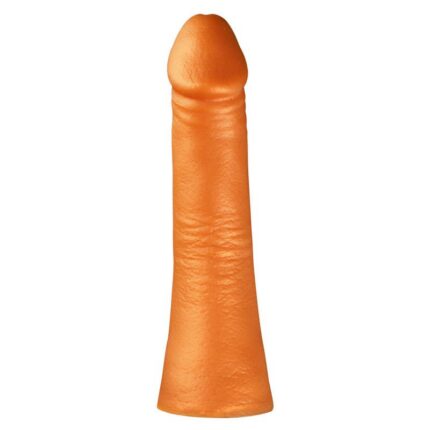 Realistic Silicone Intimate Toy with Detailed Texture and Tapered Base