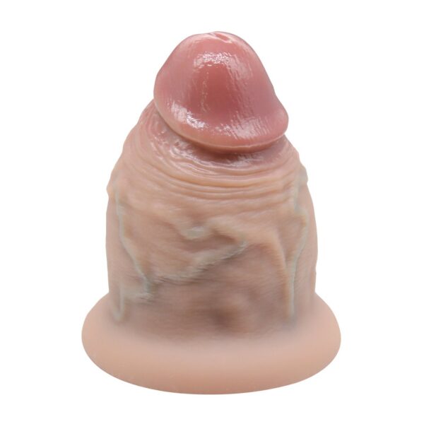 Realistic Silicone Penis Replica with Suction Base