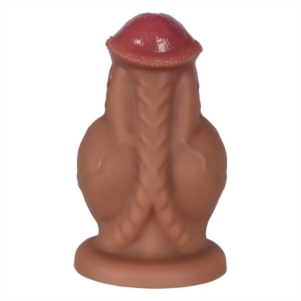 Realistic Thick-Base Horse Dildo with Wide Girth and Pronounced Head