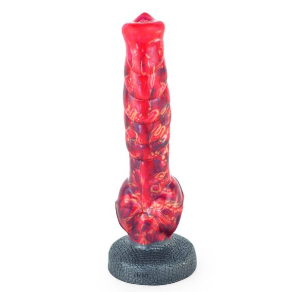 Skollian 9 Inch Wolf Dildo with Knot