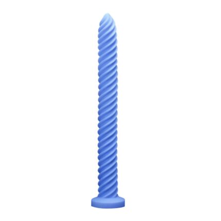 Twisted Spiral Silicone Dildo with Suction Base (S–XXL)