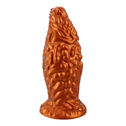 Ultra-Textured Silicone Corn-Style Dildo with Suction Base